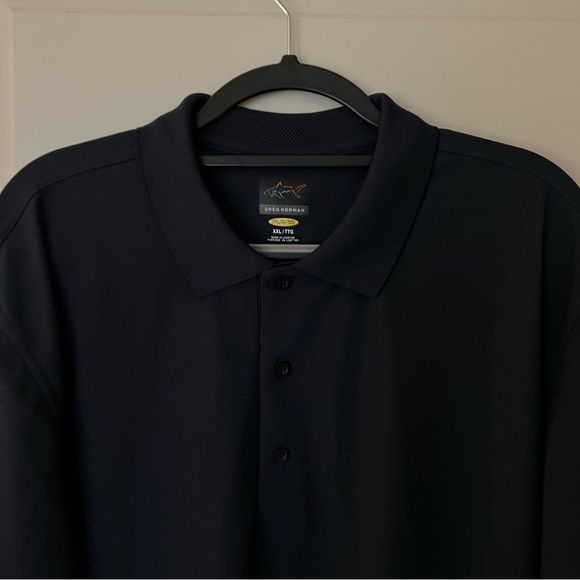Greg Norman mens short sleeve quick dry polo golf shirt | size 2XL - Picture 6 of 11